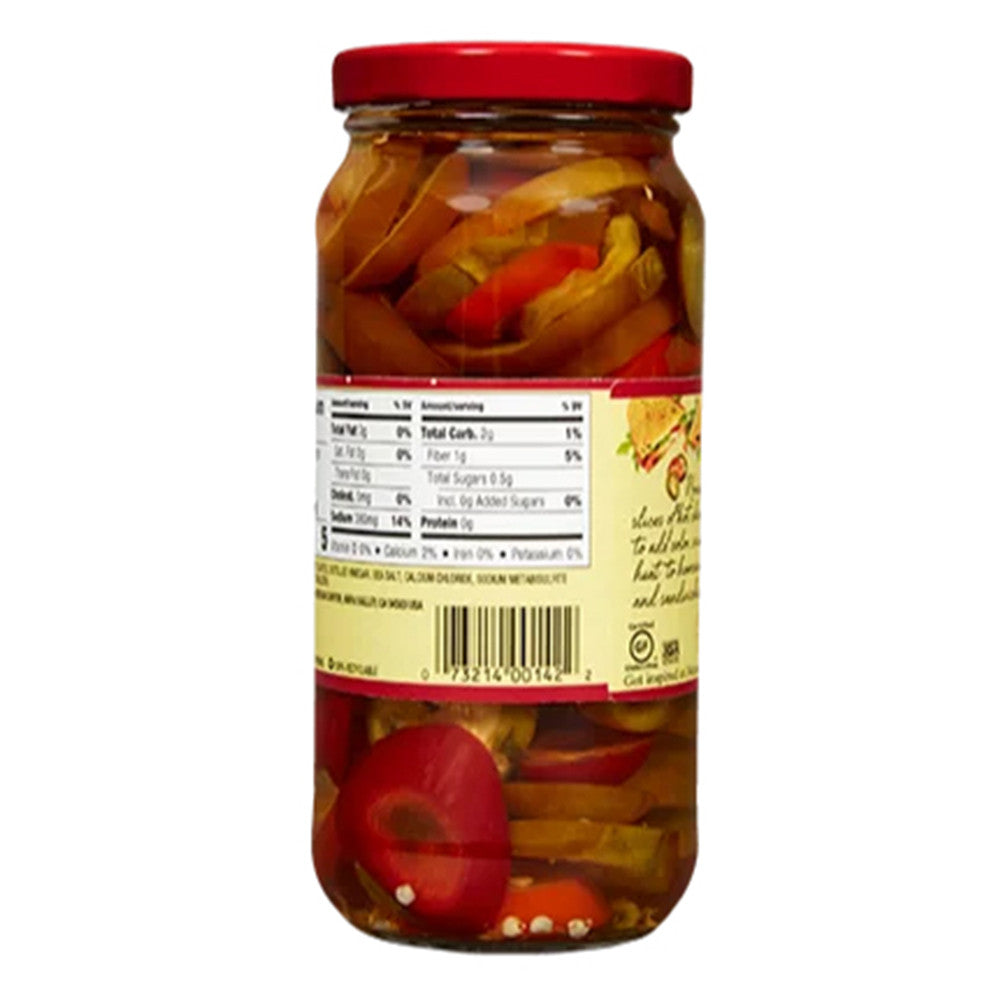 Mezzetta Hot Cherry Peppers Sliced, 16 Oz