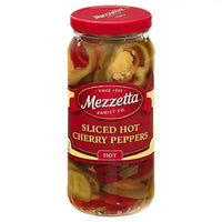 Mezzetta Hot Cherry Peppers Sliced, 16 Oz