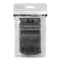 Earth Therapeutics Body Sponge Purifying Vegetable, Medicinal Charcoal, 1 Ea