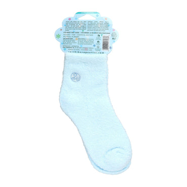 Earth Therapeutics Aloe Blue Socks Foot Therapy To Pamper & Moisturize - 1 Pair