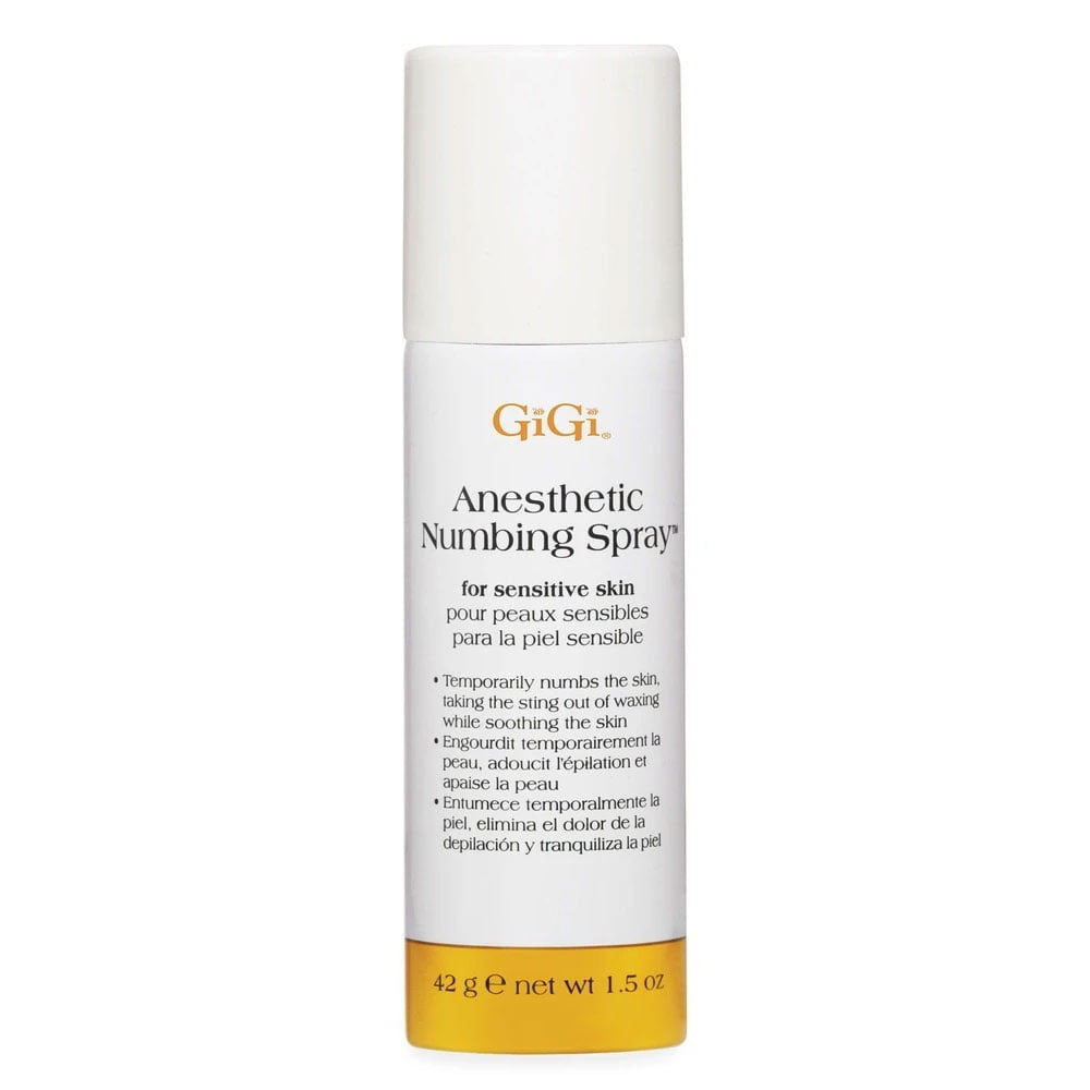Gigi Anesthetic Numbing Spray for Sensitive Skin, 1.5 Oz