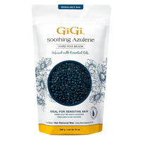 GiGi Hard Wax Beads, Soothing Azulene Hair Removal Wax for Sensitive Skin, 14 Oz