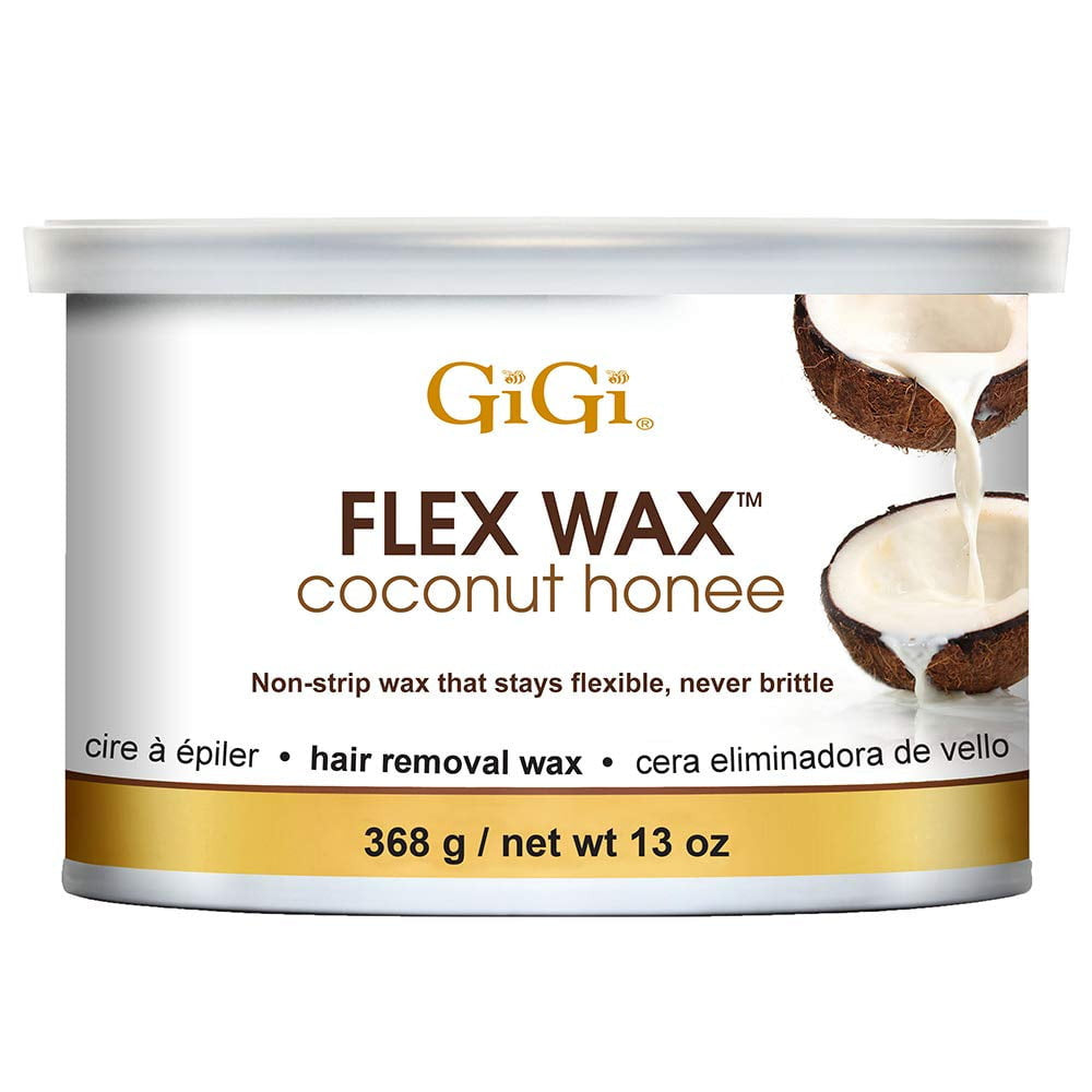 Gigi Coconut Honee Flex Wax Hair Removal Wax, 13 Oz