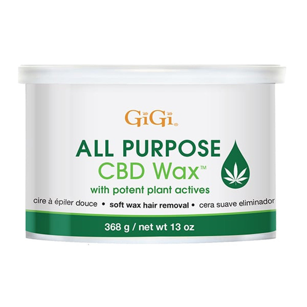 Gigi All Purpose CBD Wax Calming Formula for Gentle Hair Removal 13Oz (368g)