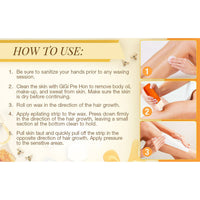 GiGi Roll On Waxing Kit for Face and Body with All Purpose Soft Wax Formula, 1 Ea