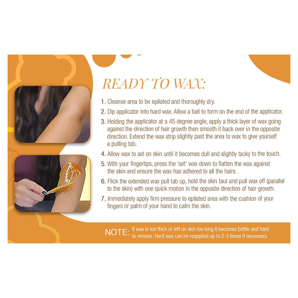 GiGi Honee Bear Hard Wax Kit for Face and Body, 1 Ea