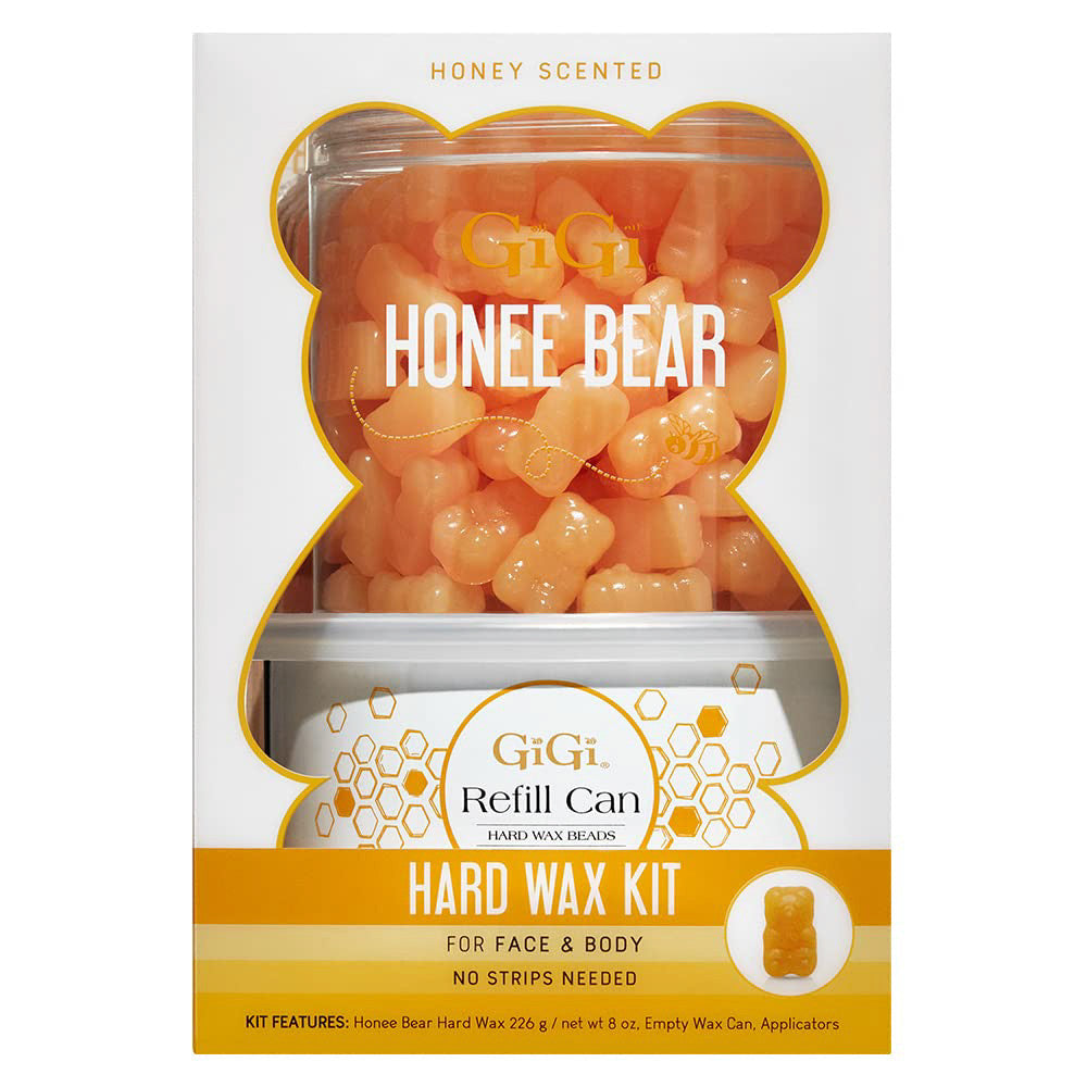 GiGi Honee Bear Hard Wax Kit for Face and Body, 1 Ea