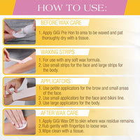 GiGi Waxing Accessories Kit for Face and Body, 1 Ea