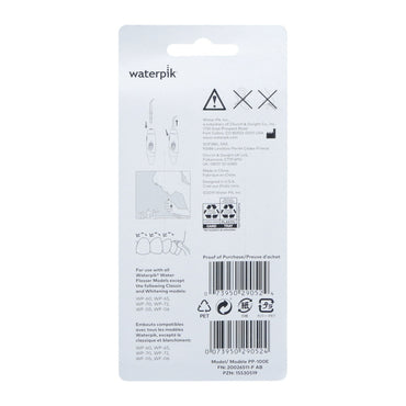 Waterpik #Pp-100E Replacement Pik Pocket Tips That Fits Model #Wp100 - 2 Ea/Pack