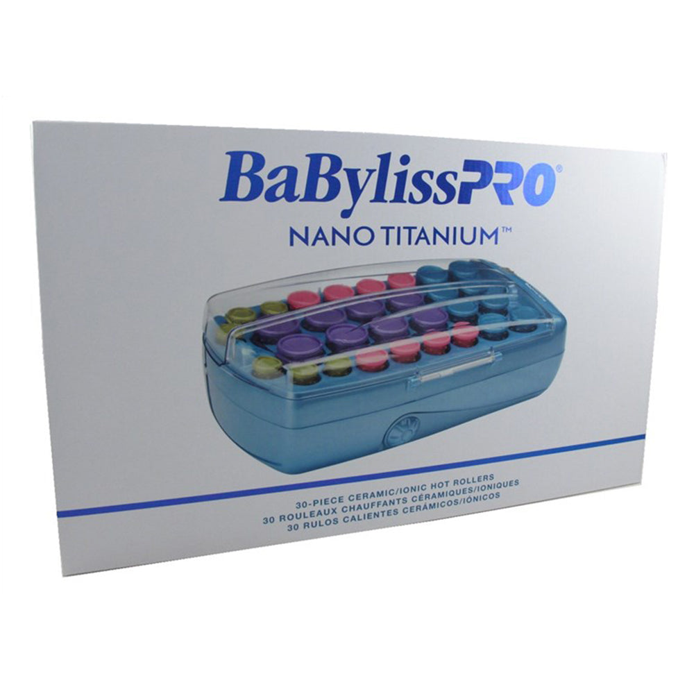 Babyliss Pro Nano Titanium Professional 30 Piece Ceramic Ionic Hot Rollers Set 1Ea