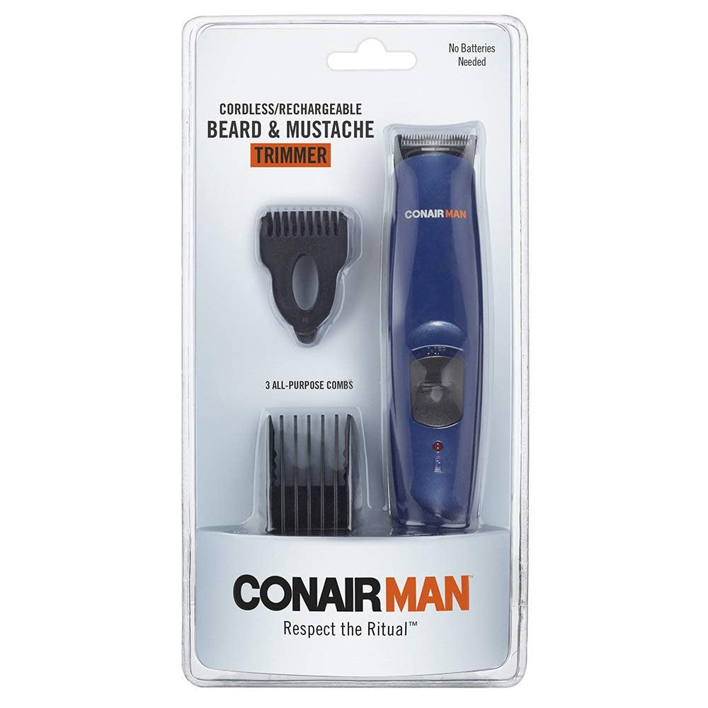 Conair Gmt10Cs Rechargeable Beard And Mustache Trimmer - 1 Ea