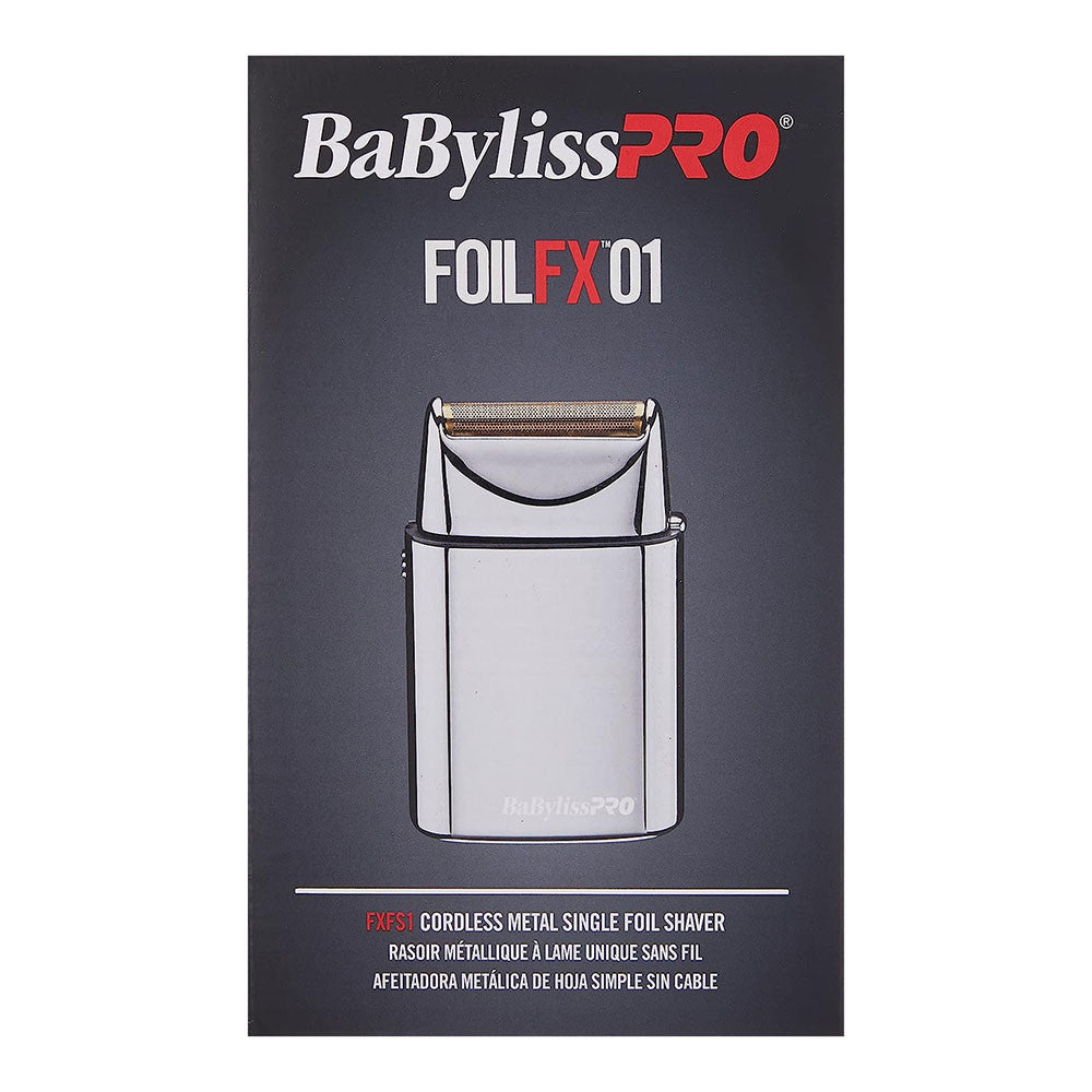 BaBylissPRO Foilfx01 Cordless Metal Single Foil Shaver, 1 Ea