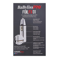 BaBylissPRO Foilfx01 Cordless Metal Single Foil Shaver, 1 Ea