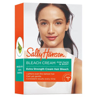 Sally Hansen Extra Strength Creme Hair Bleach For Face, Arms And Legs, Kit