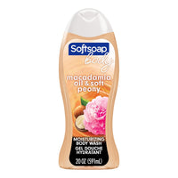 Softsoap Moisturizing Body Wash, Macadamia Oil and Soft Peony, 20 Oz