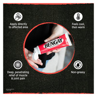 Bengay Ultra Strength Non-Greasy Topical Pain Relief Cream, 2 Oz