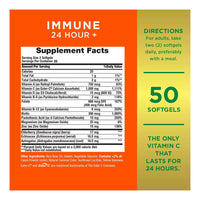 Natures Bounty Immune Support 24 Hour Plus Softgels, 50 Ea