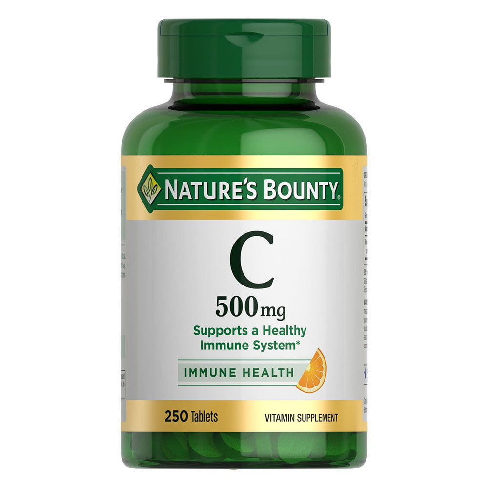 Vitamin C 500 Mg Dietary Supplement Tablets, By Natures Bounty - 250 Tablets