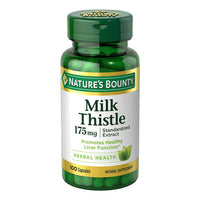Milk Thistle 175 Mg Standardized Extract Capsules By Natures Bounty, 100 Ea