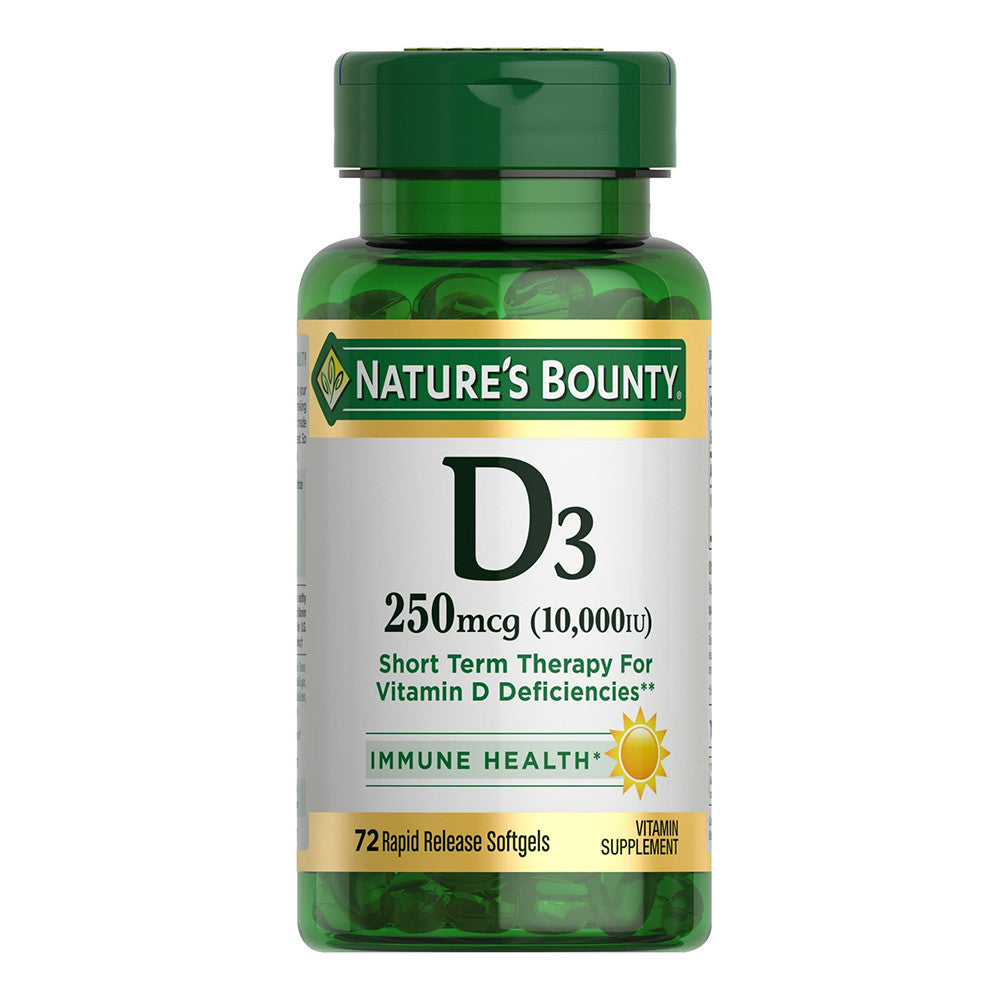 Natures Bounty Vitamin D3 1000 Iu Softgels - 60 Ea