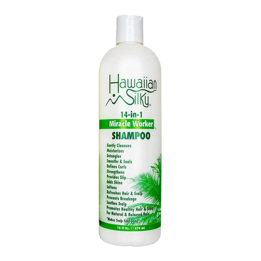 Hawaiian Silky 14-In-1 Miracle Worker Shampoo, 16 Oz