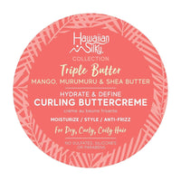 Hawaiian Silky Triple Butter Hydrate and Define Curling Butter Creme, 12 Oz