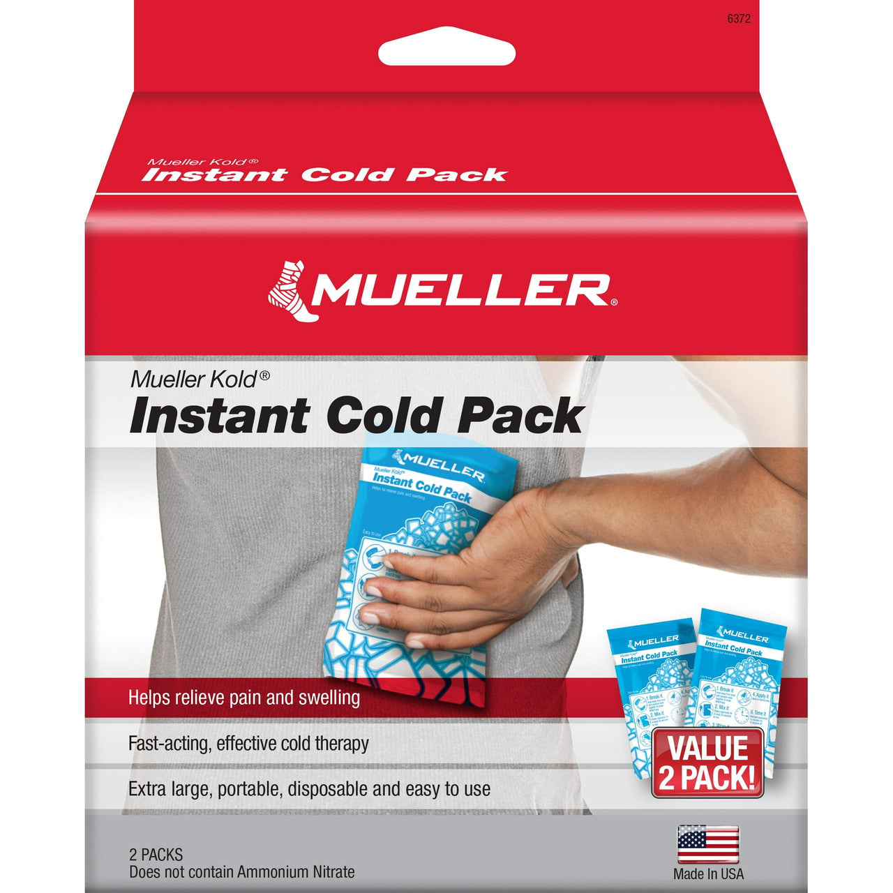 Mueller Kold Instant Cold Pack, 2 Ea