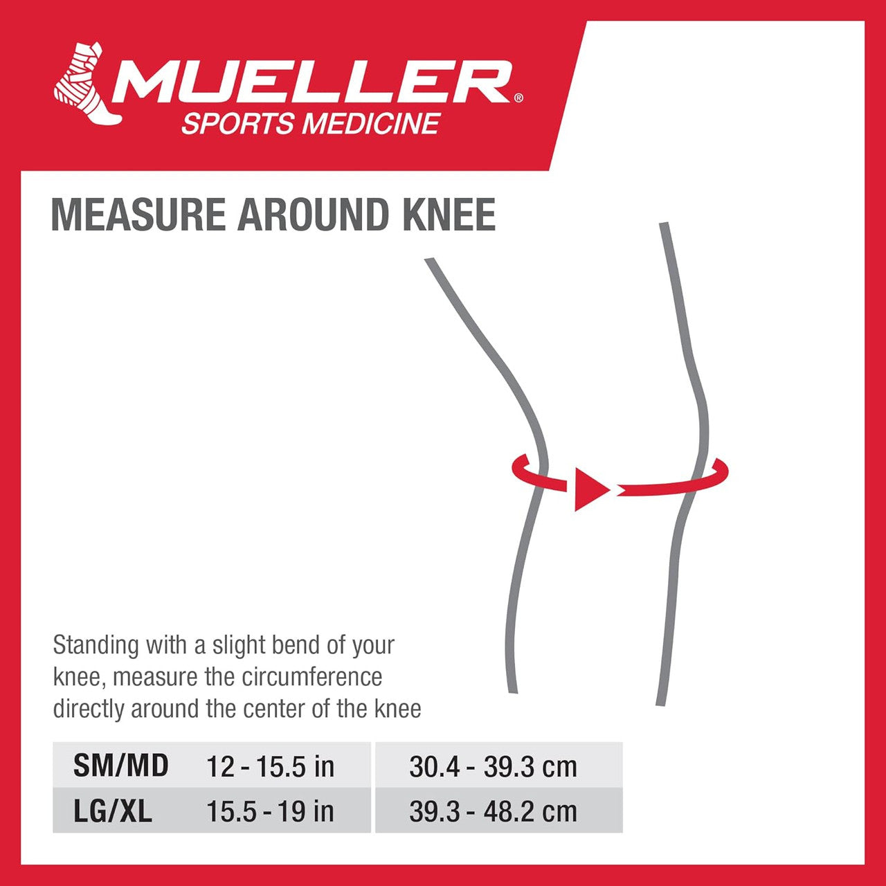 Mueller 4-Way Stretch Knee Support Large/X Large, 1 Ea