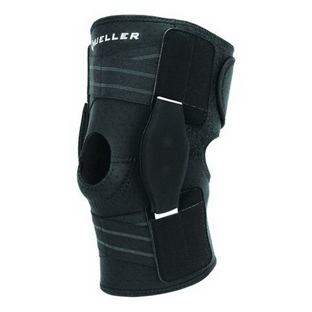Mueller Sports Medicine Adjustable Hinged Knee Brace, Black, 1 Ea