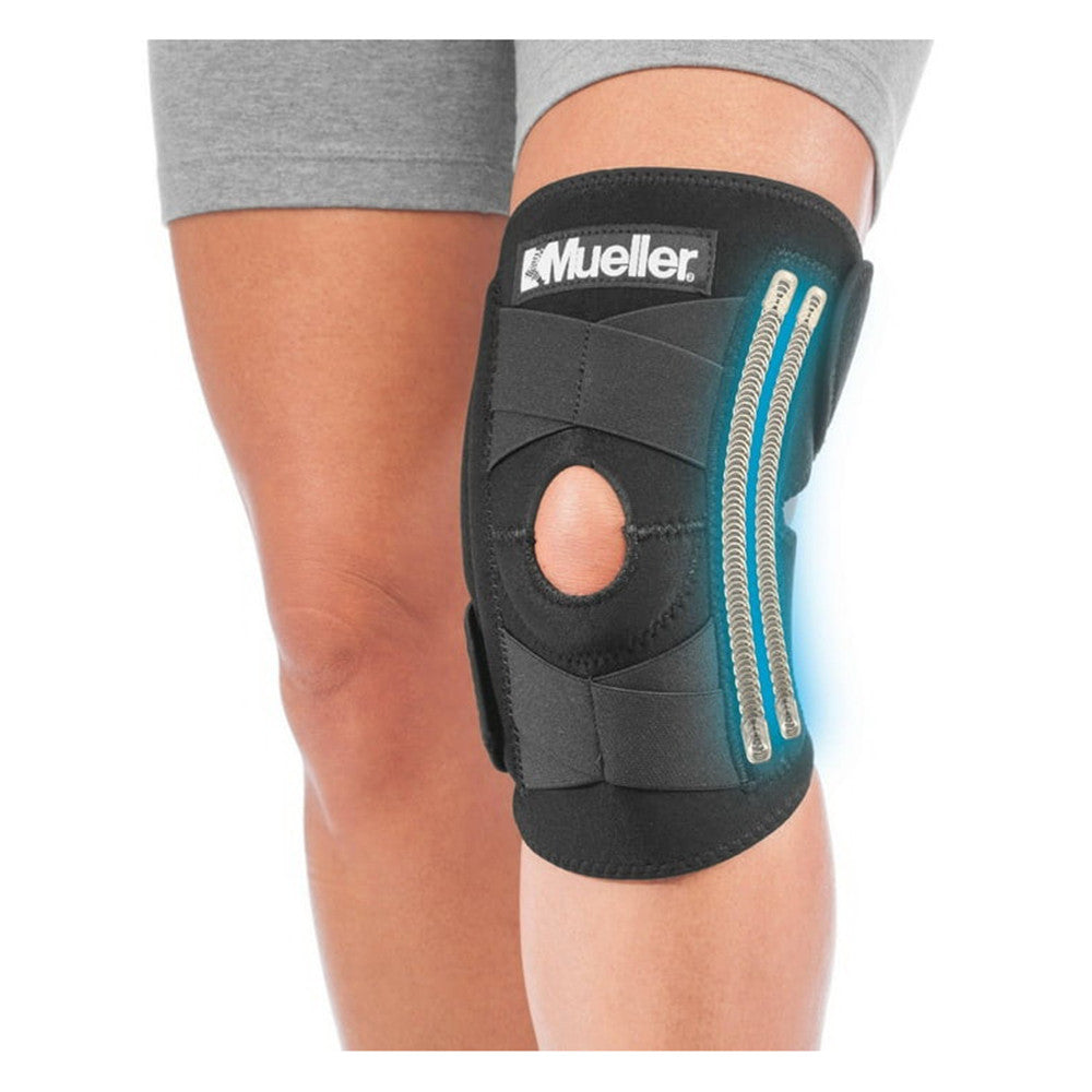 Mueller Sports Medicine Adjustable Knee Support, Black, 1 Ea