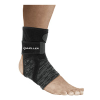 Mueller Sports Medicine Hybrid Ankle Support Wrap, 1 Ea