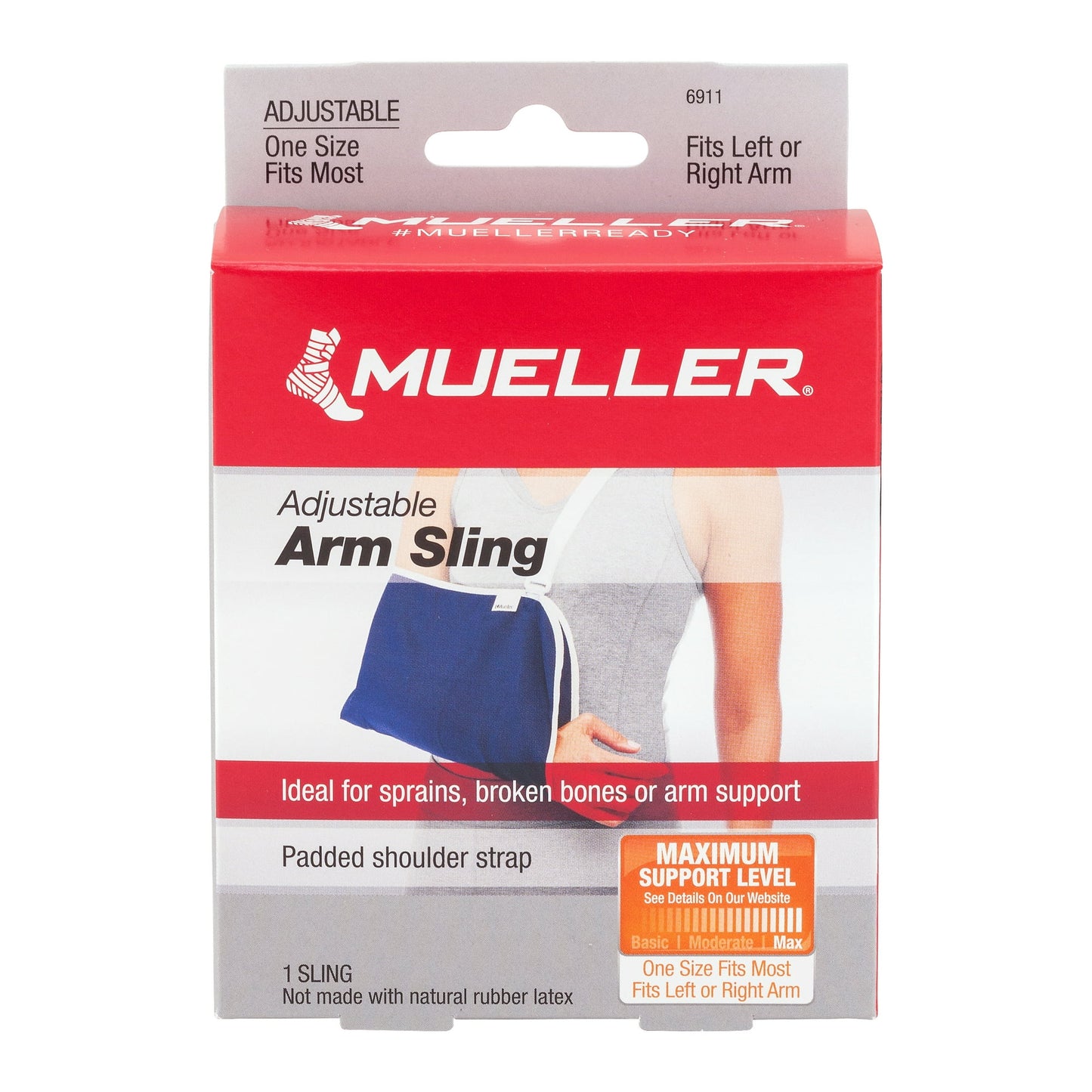 Mueller Sport Care Maximum Support Level Adjustable Arm Sling, 1 Ea