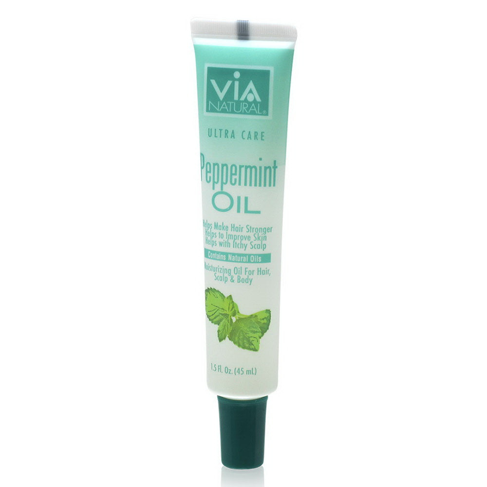 VIA Natural Ultra Care Peppermint Oil for Hair and Scalp, 24 Ea, 1.5 Oz