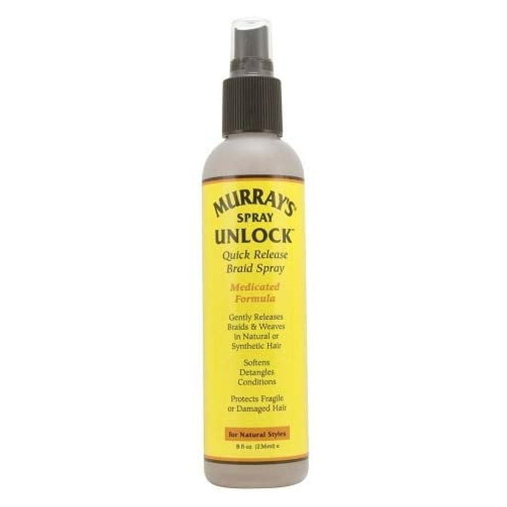 Murrays Unlock Spray Release Braid Spray for Strong and Healthy hair 8Oz (237ml)
