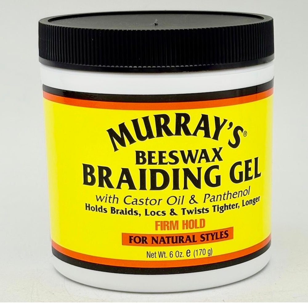 Murrays Beeswax Braiding Gel with Castor Oil 6Oz (170g)