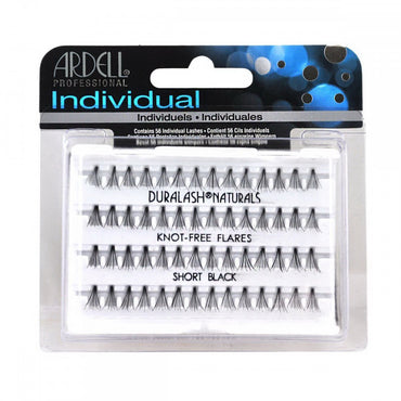 Ardell Durlash Individual Lashes, Short Flare-Black,  56 Individual Lashes. -1 Pack