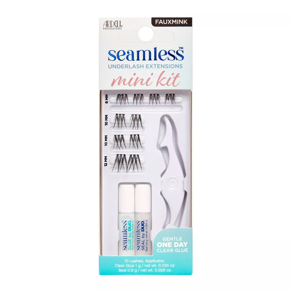 Ardell Seamless Mini Kit Faux Mink Underlash Extensions False Eyelashes 10Ea