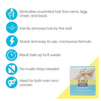 Surgi wax Hair Remover for Bikini, Body and Legs, 4 Oz