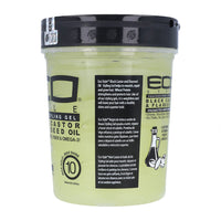 Eco Professional Black Castor and Flaxseed Oil Styling Gel, 32 Oz