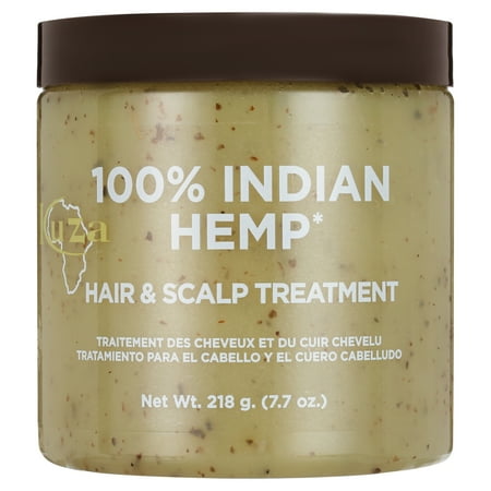 Kuza Indian Hemp Hair and Scalp Treatment Nourishes Scalp Reduces Breakage 7.7Oz (218g)