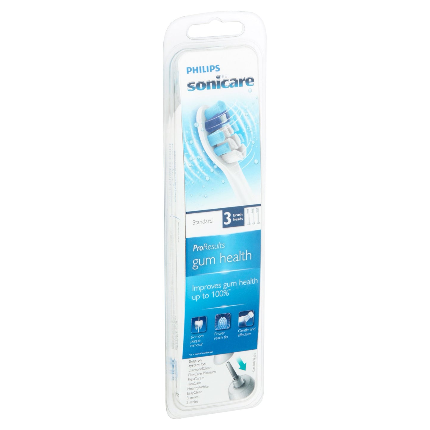 Philips Sonicare Replacement Brush Heads, Gums Health, 3 Ea