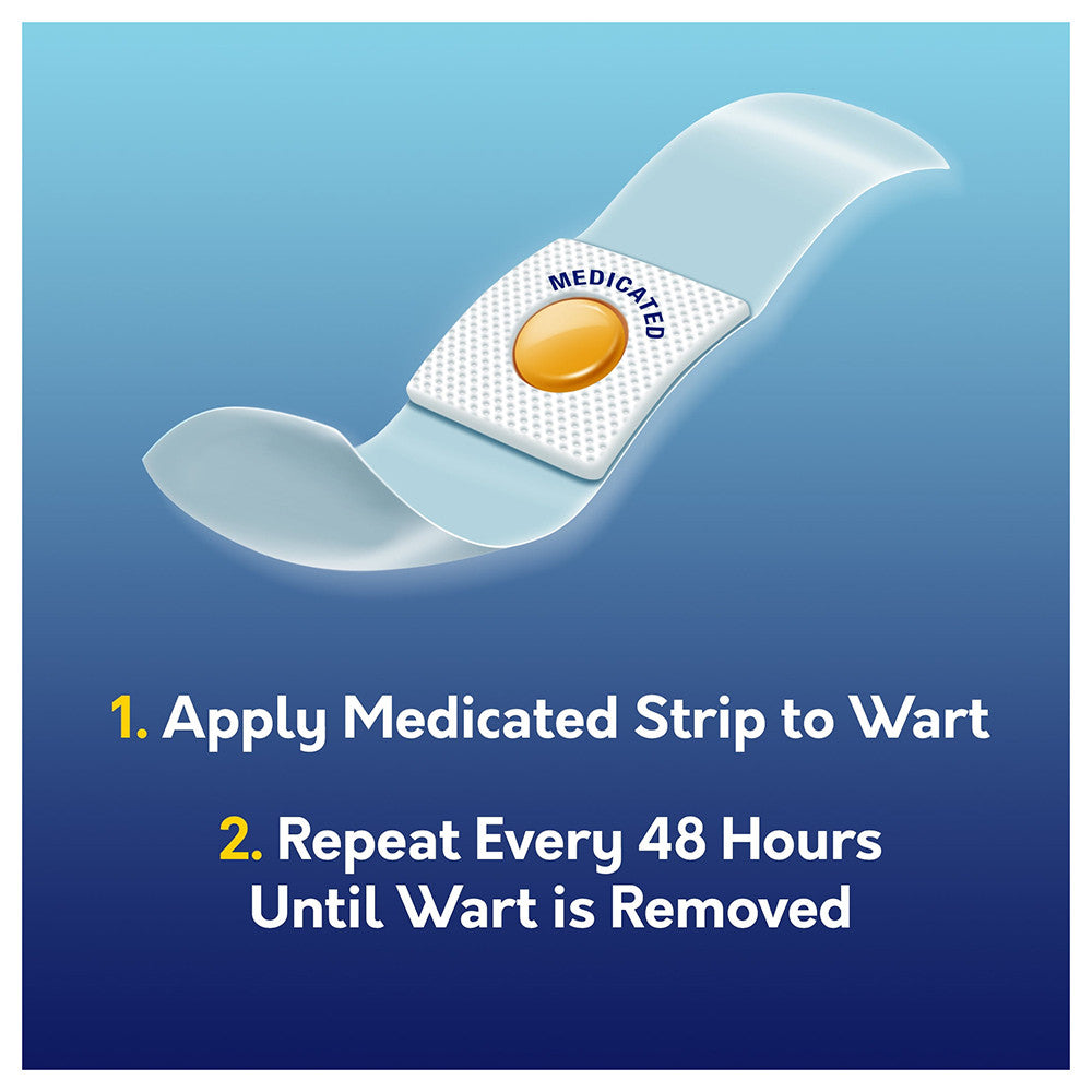 Compound W Maximum Strength One Step Invisible Wart Remover Strips, 14 Ea