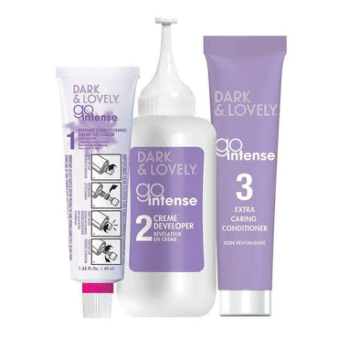 Dark And Lovely Go Intense Hair Color, Original Black, 1 Kit