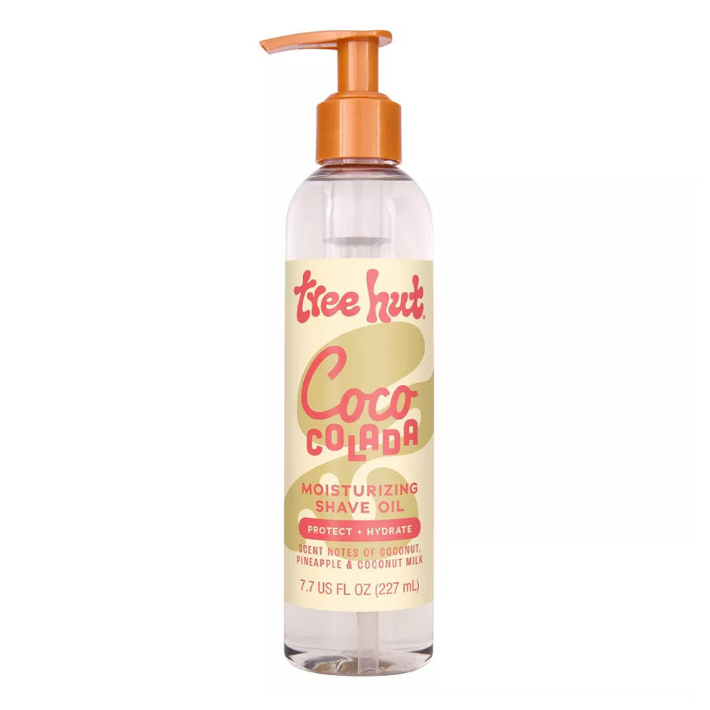 Tree Hut Coco Colada Moisturizing Shave Oil Unique Gel to Oil Formula Provides an Effortless Glide and Ample Hydration for Silky Smooth Skin 7.7Oz (227ml)