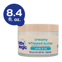Baby Magic Creamy Whipped Butter, Vanilla and Oat, 8.4 Oz