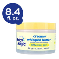 Baby Magic Creamy Whipped Butter, Soft Powder Scent, 8.4 Oz