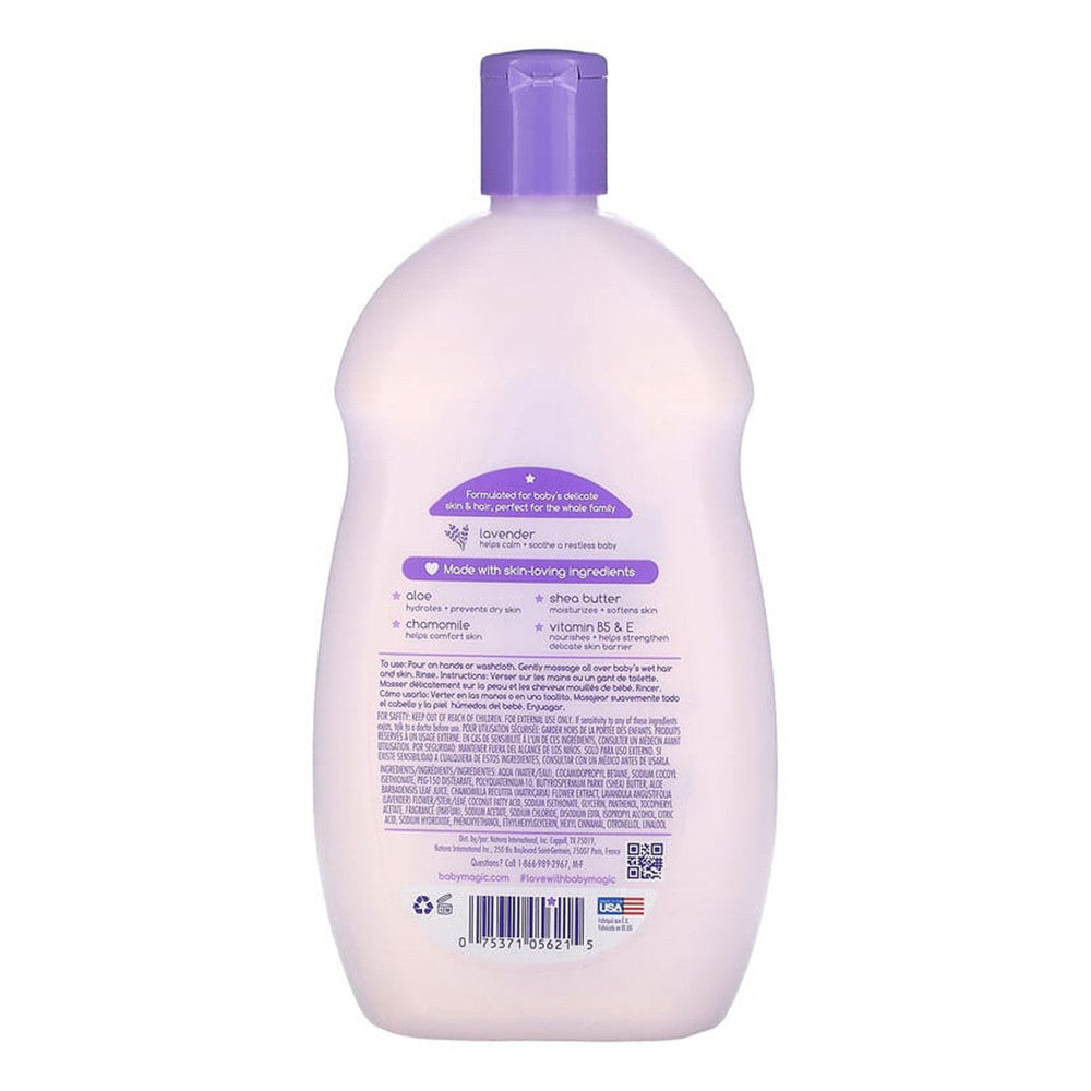 Baby Magic Chamomile Calming Baby Bath for Infants and Tear Free Lavender, Hypoallergenic, 16.5 Oz