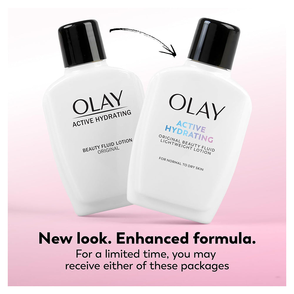Olay Active Hydrating Beauty Fluid, Original 4 Oz