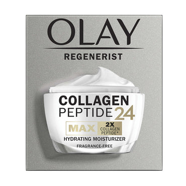 Olay Regenerist Collagen Peptide 24 MAX Face Moisturizer, Fragrance Free, 1.7 Oz