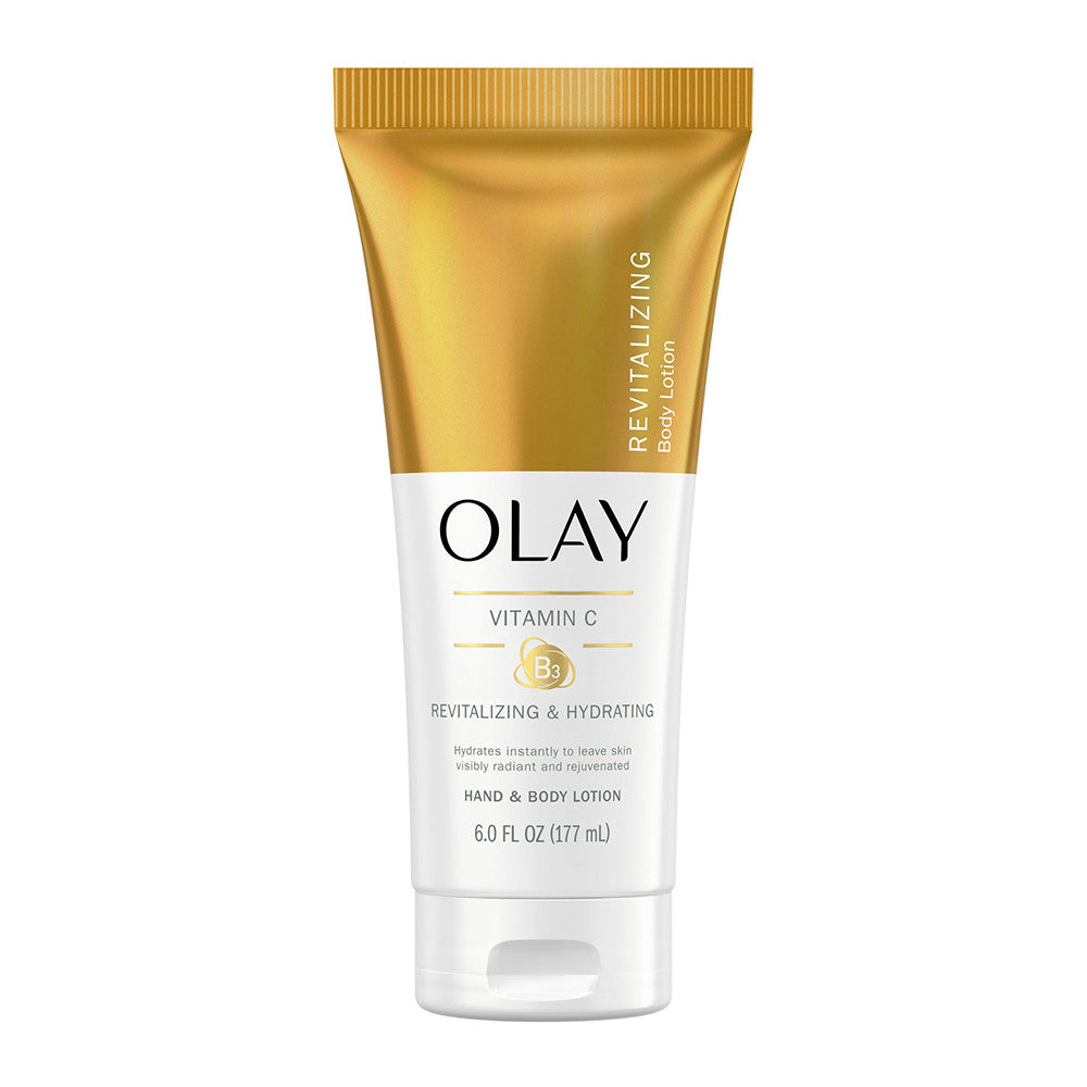 Olay Revitalizing and Hydrating Hand and Body Lotion with Vitamin C, 6 Oz